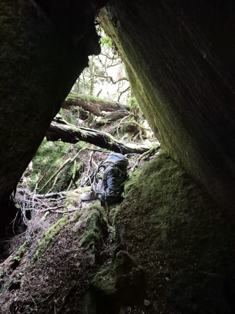 Pseudokarst below Mount Manfred