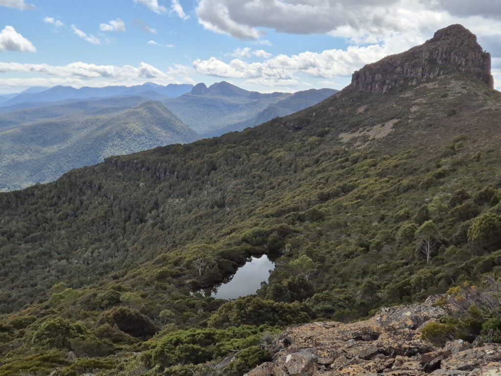 Tarn on Mt Manfred
