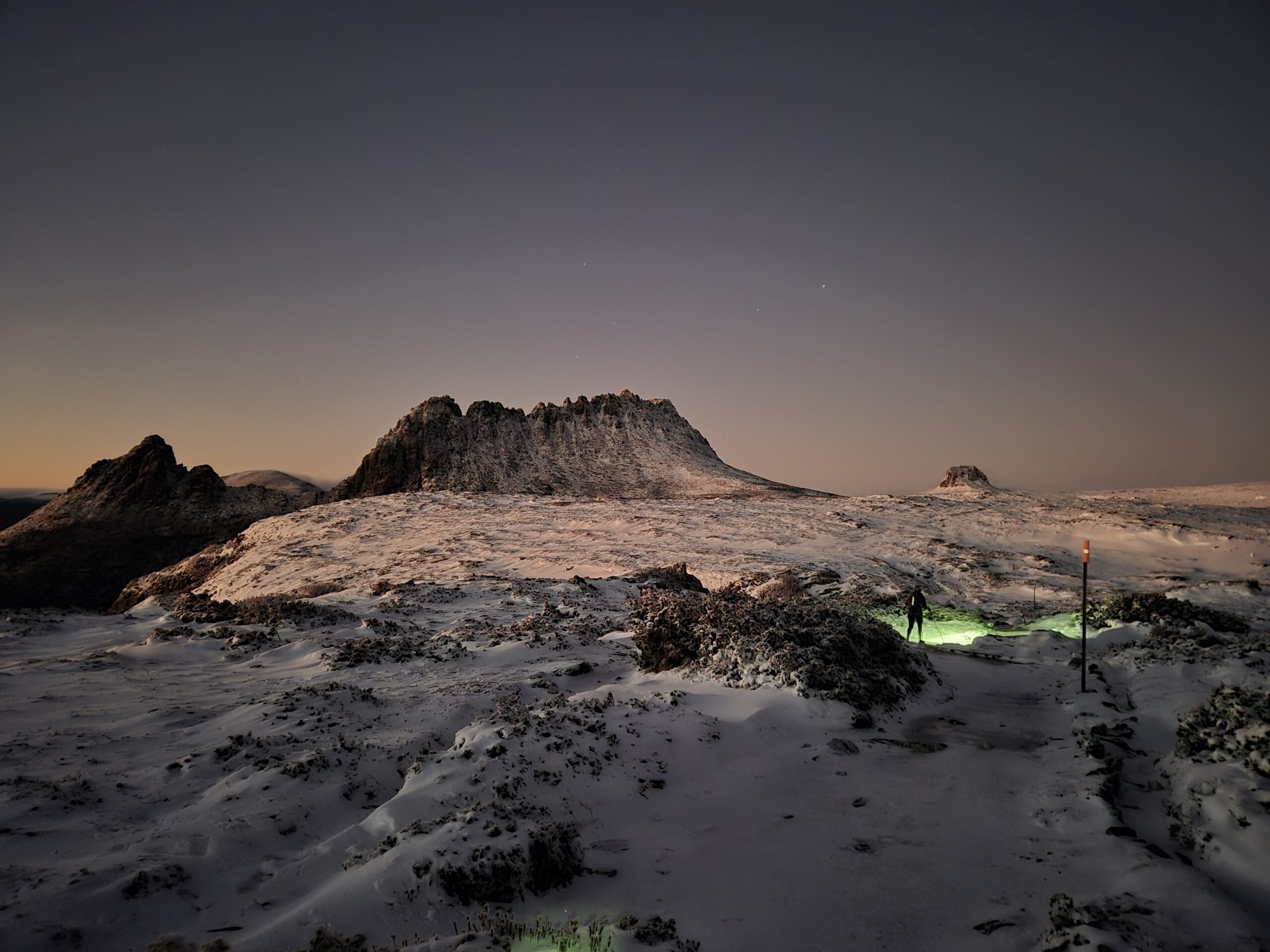 Trail runner on CradlePlateau