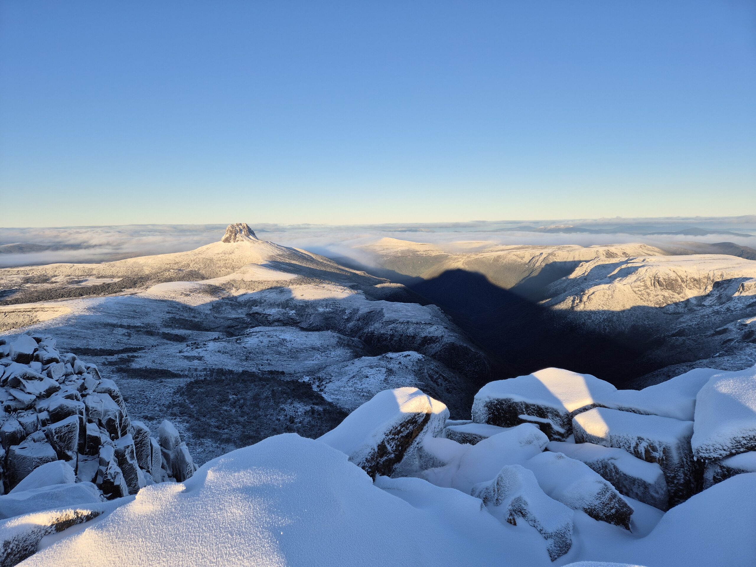 Barn Bluff view from Cradle Mt