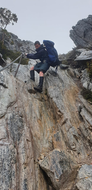 Descending Hansons Peak