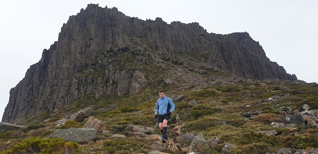 Descending Barn Bluff