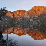 Sunrise lake reflections