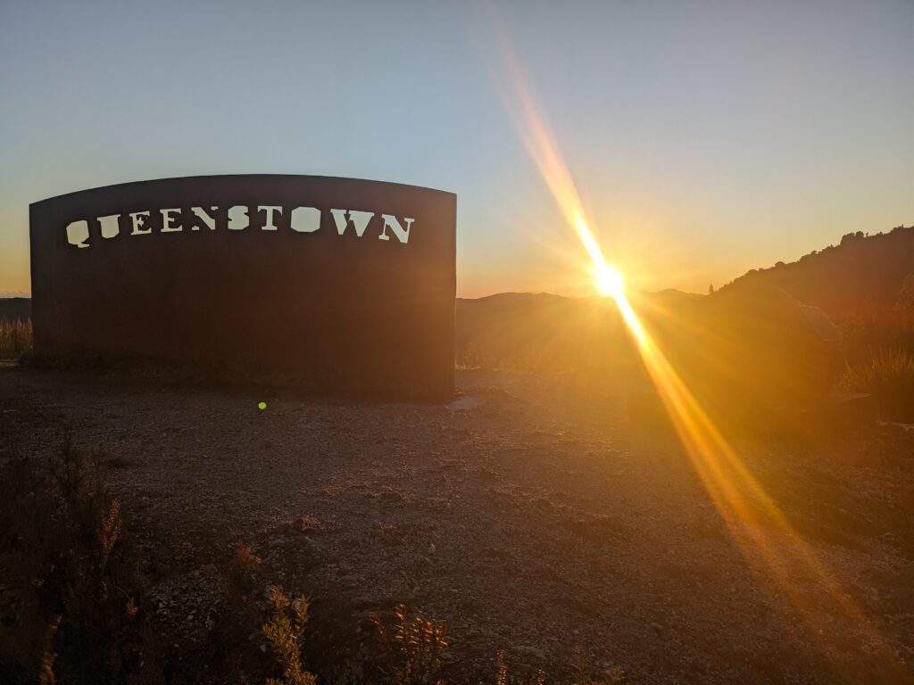 Sunset at Queenstown