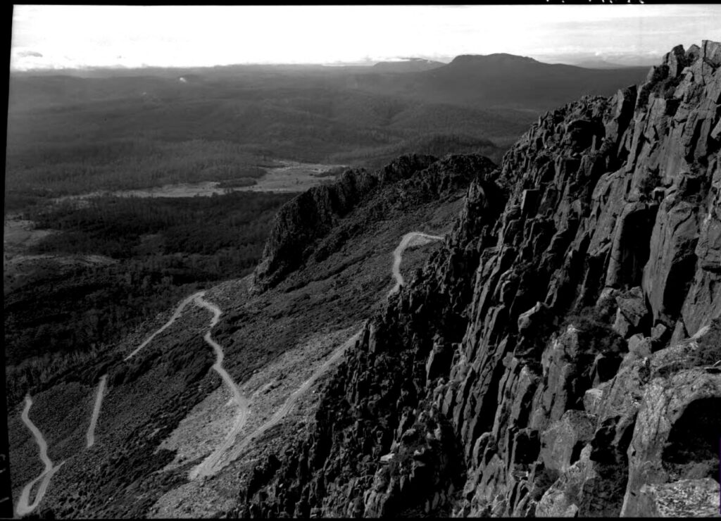 Mount Barrow Road by Frank Hurley