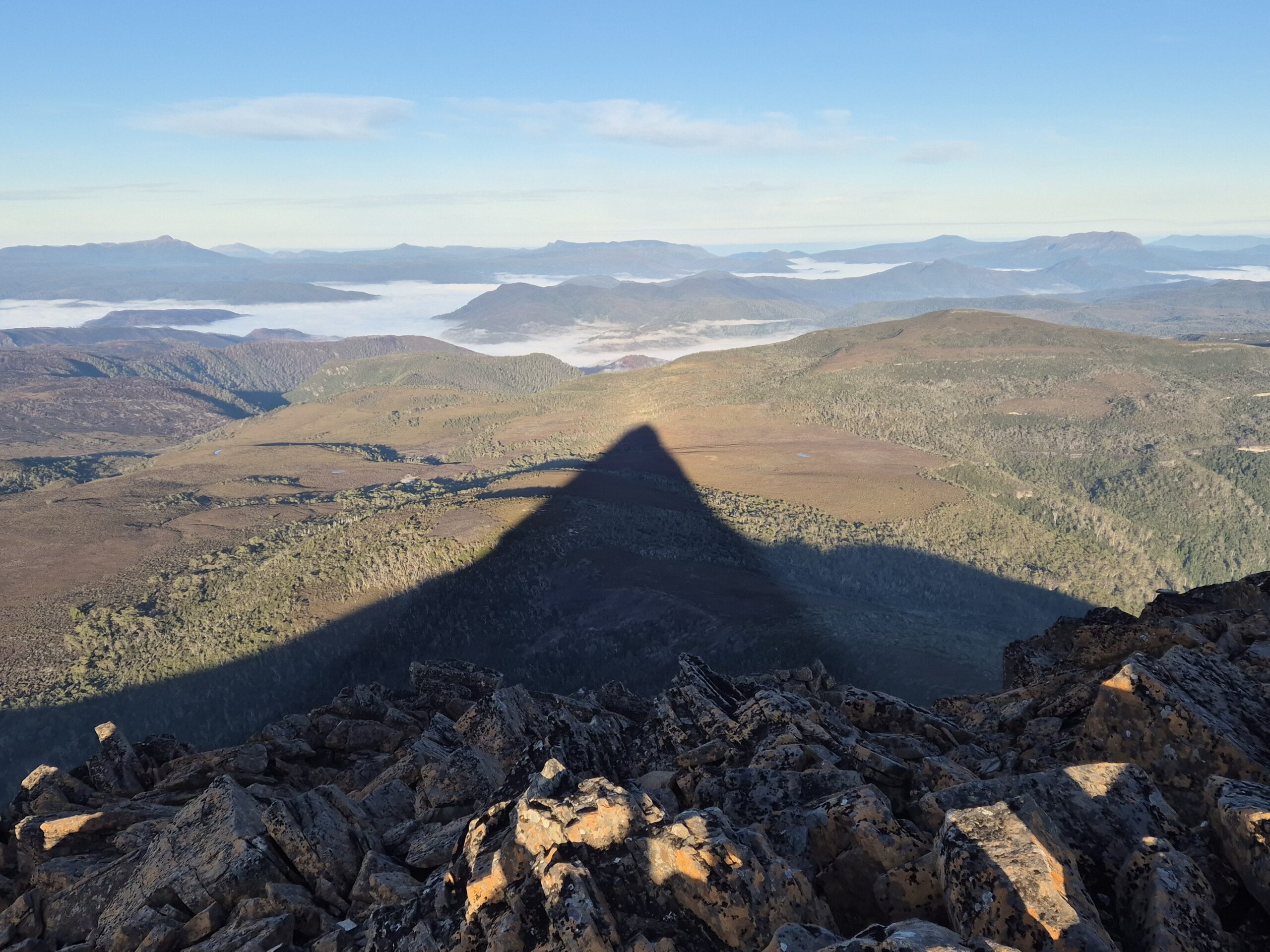 Barn Bluff shadow