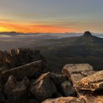 Barn Bluff at sunrise