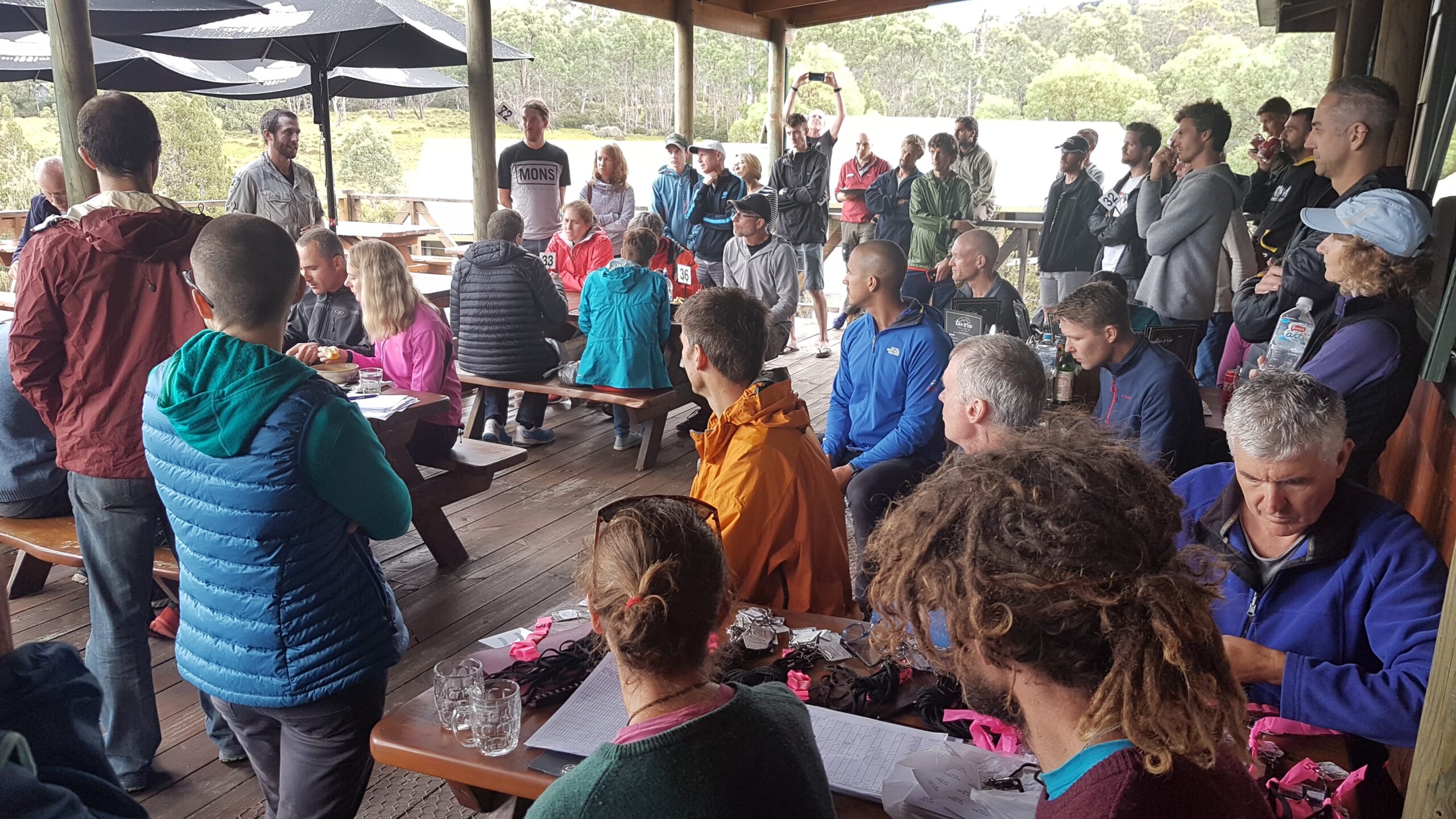 Pre race briefing
