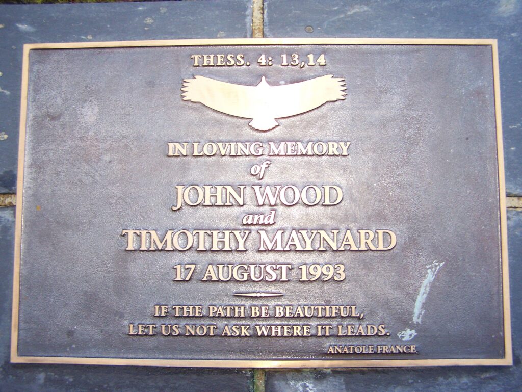 Wood Maynard Plaque